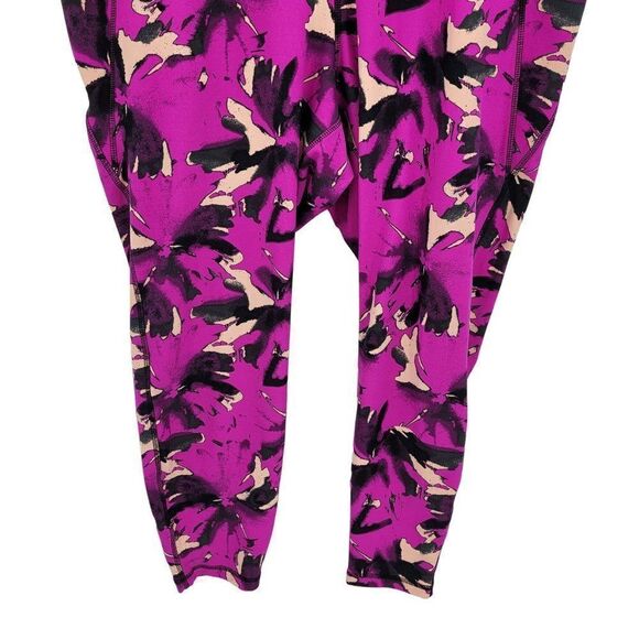 Livi Active Leggings 3X Pink Camo High-Rise Signature Stretch Wicking Pockets - Picture 8 of 13